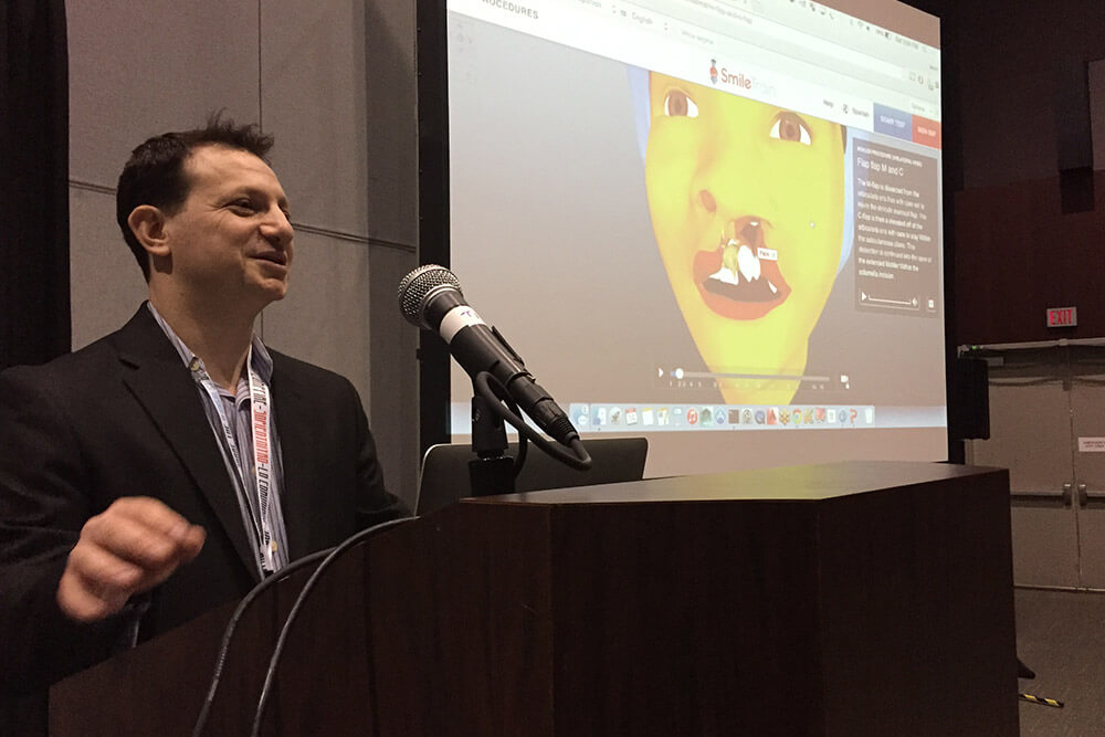 2013: Smile Train unveils our revolutionary Virtual Surgery Simulator