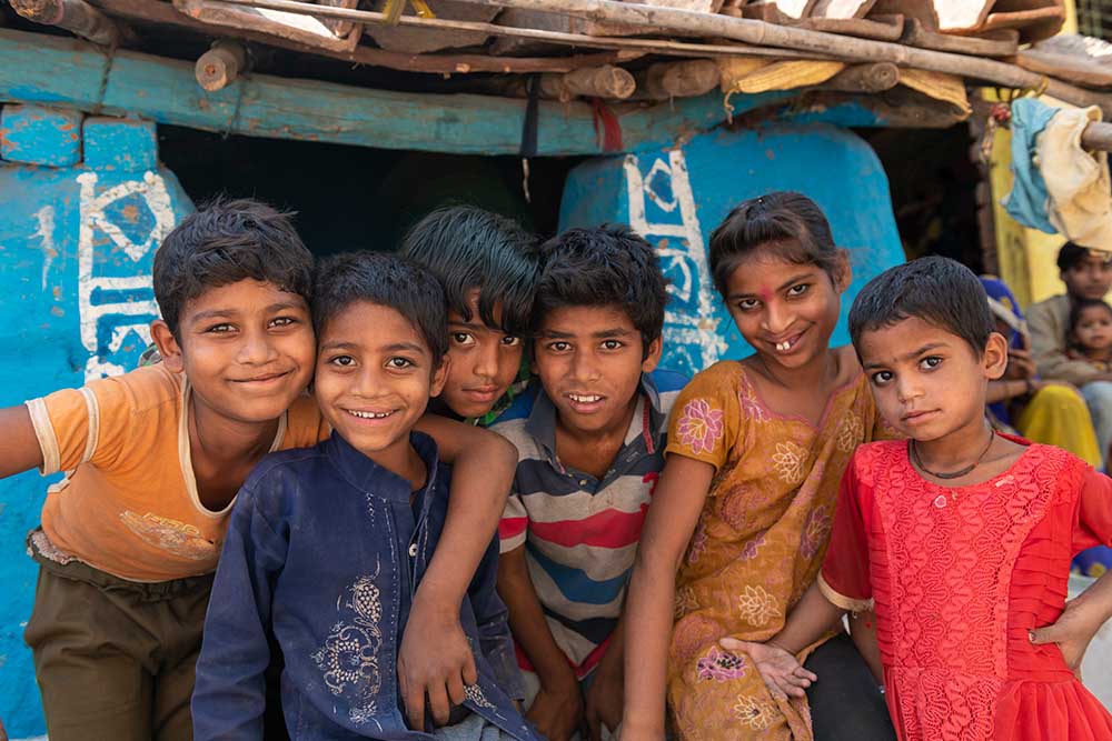 Sahil with his siblings and close friends