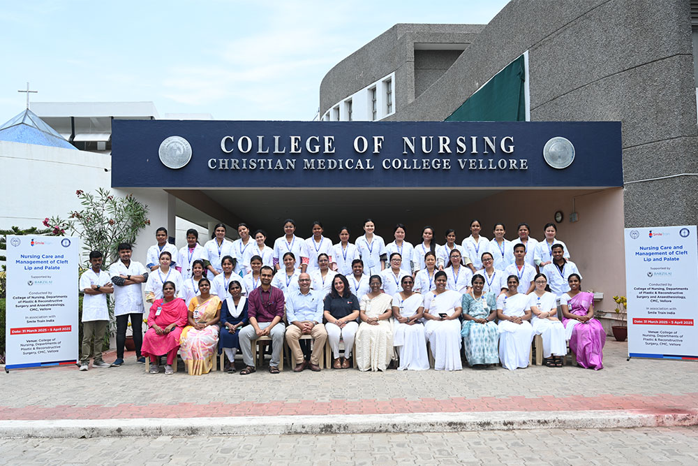 College of Nursing Christian Medical College Vellore nurses class
