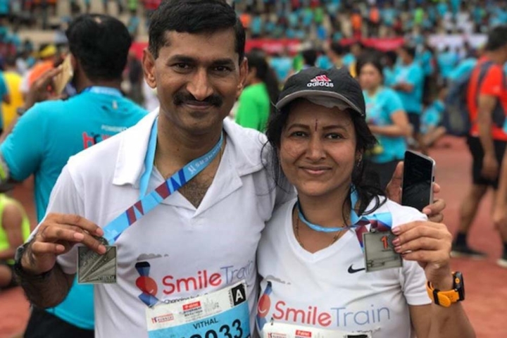 Smile Train India marathon runners